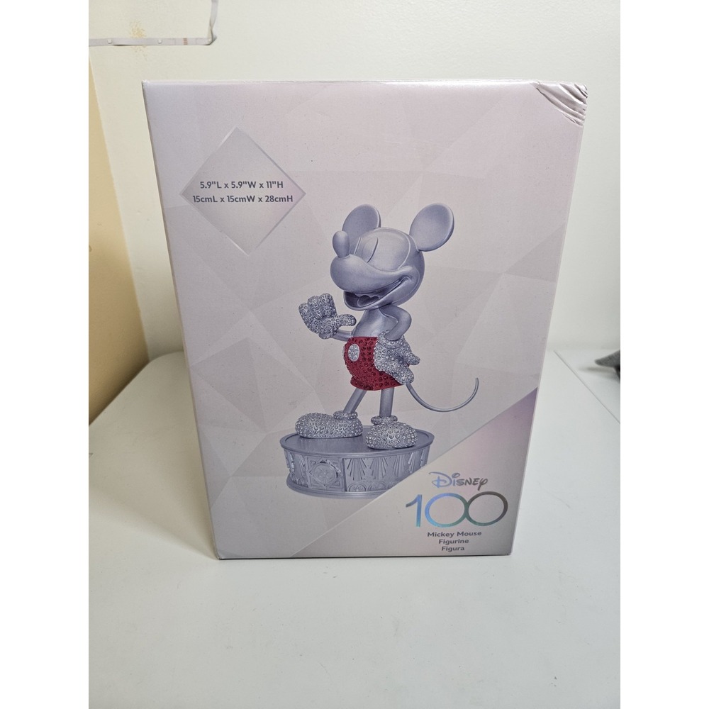 MICKEY‎ MOUSE Deluxe Disney 100 Figure Statue Rhinestones D100 Limited NEW